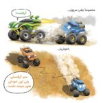 کوشا چهار چرخ با موتورزیلا مبارزه می کند